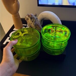 ☀️🌴4 The Container Store Stackable Circular Organizers